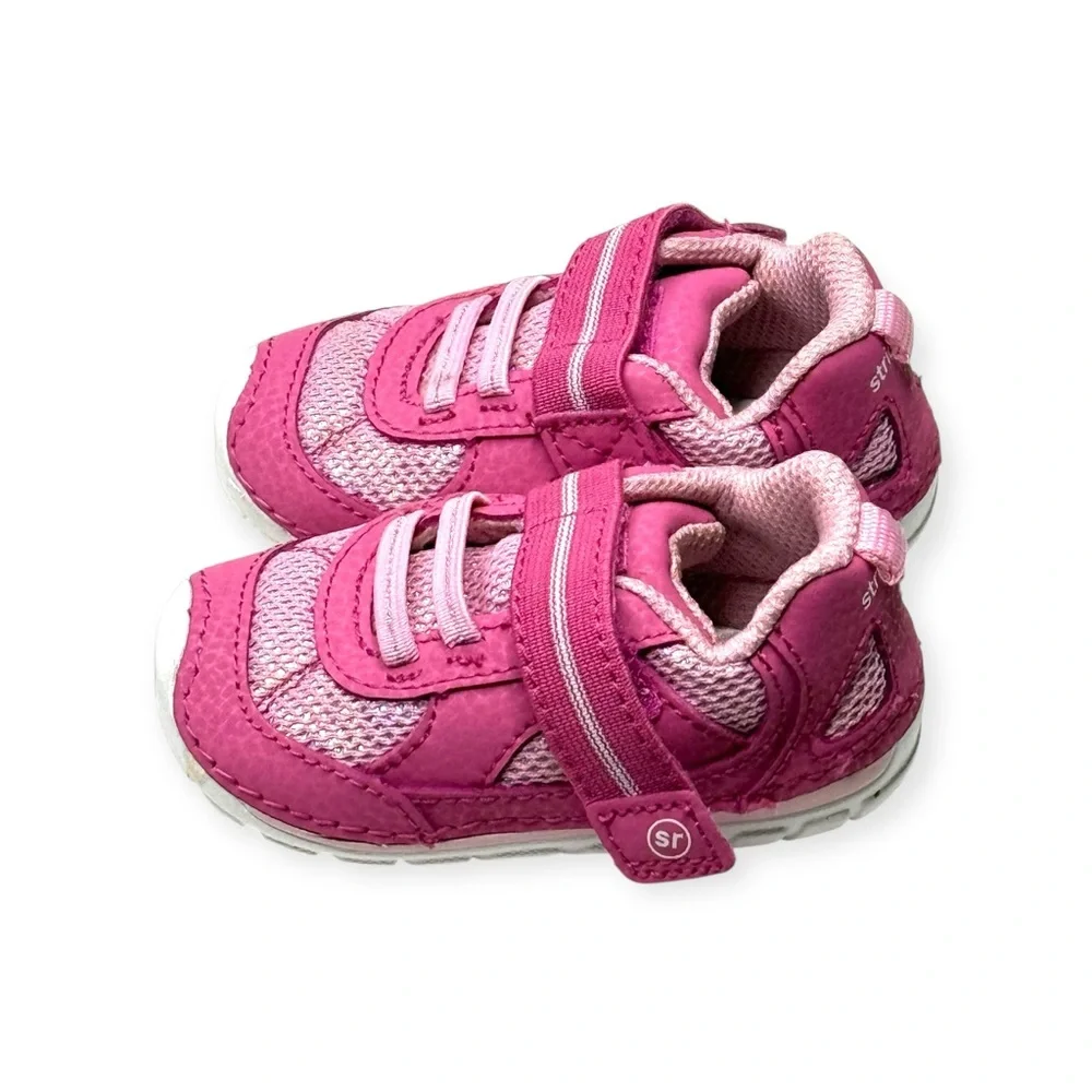 Stride Rite ❤︎︎ Soft Motion Jamie Sneaker ❤︎︎ Pink Shimmer ❤︎︎ 3.5W Baby Walker